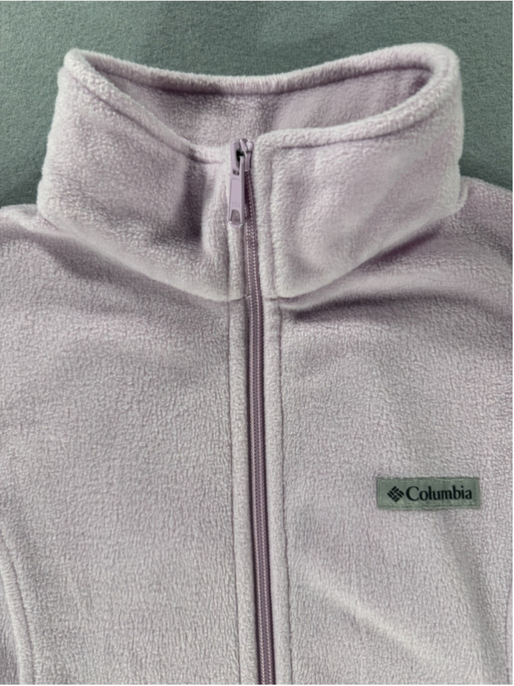 Columbia Benton Springs Vest Women’s Medium Blush Pink Fleece EUC - Picture 3 of 16